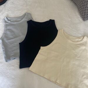 3-pack workout tanks